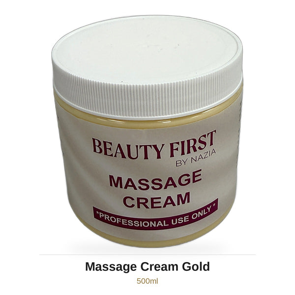 Beauty First - Massage Cream Gold (500 ml)