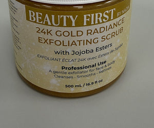 Beauty First - 24K Gold Radiance Exfoliation Scrub with Jojoba Esters (500ml)
