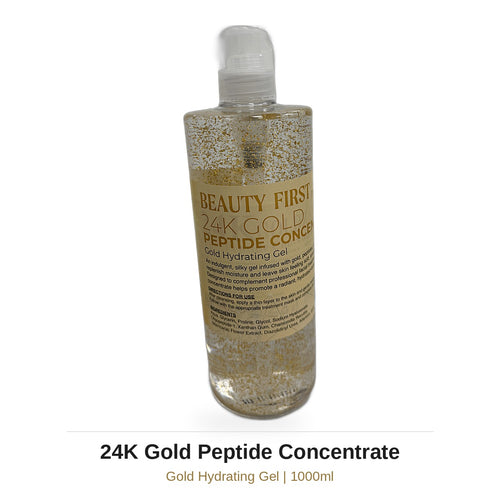 Beauty First - 24K Gold Peptite Concentrate, Gold Hydrating Gel (1000ml)