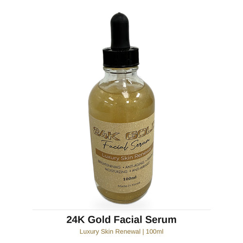 BEAUTY FIRST - 24K Gold Facial Serum Luxury Skin Renewal (100ml)
