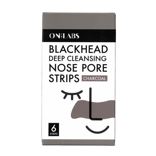 ON LABS Blackhead Deep Cleansing Nose Pore Strips - Charcoal (Pack of 6)