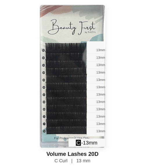 Beauty First Volume Lashes 20D C curl 13 mm lash tray