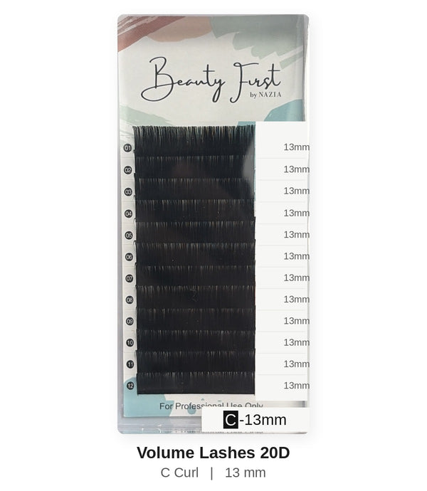 Beauty First Volume Lashes 20D C curl 13 mm lash tray