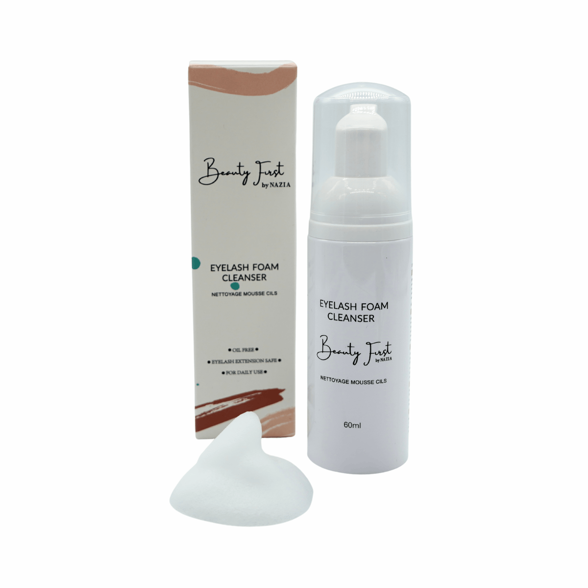 Beauty First  Foam Eyelash Cleanser