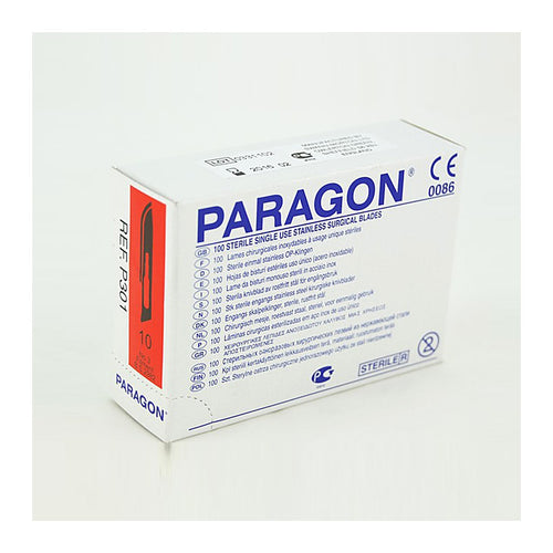 Paragon Sterile Stainless Steel Surgical Blades #10