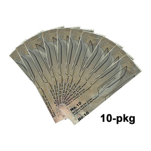 Paragon Sterile Stainless Steel Surgical Blades #10