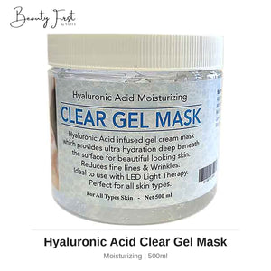 Beauty First - Hyaluronic Acid Clear Moisturizing Gel Mask (500 ml)