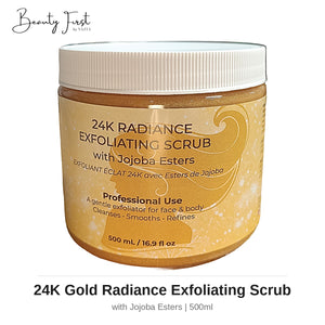 Beauty First - 24K Gold Radiance Exfoliation Scrub with Jojoba Esters (500ml)
