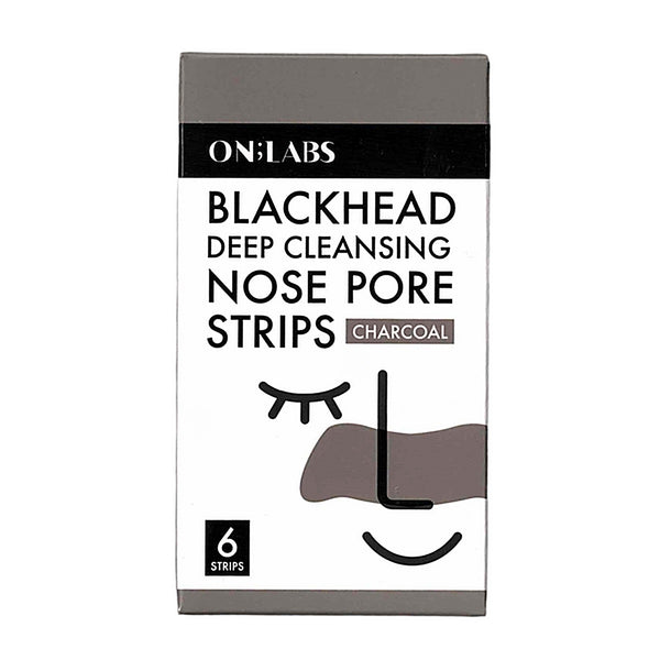 ON LABS Blackhead Deep Cleansing Nose Pore Strips - Charcoal (Pack of 6)