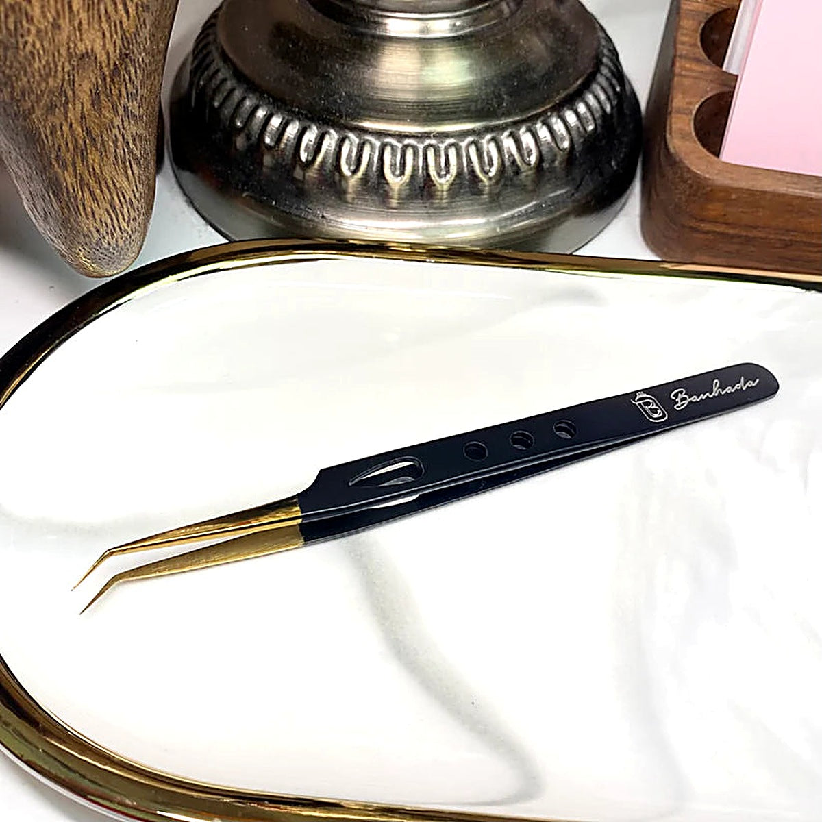 BANHADA Tweezer - Gold black