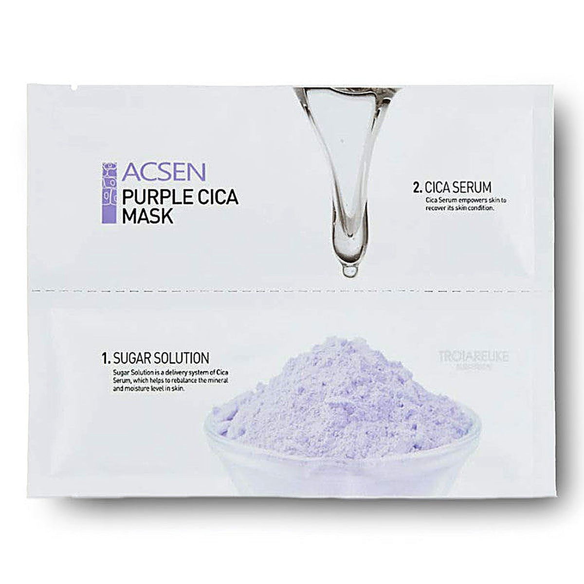 Troiareuke: ACSEN PURPLE CICA MASK