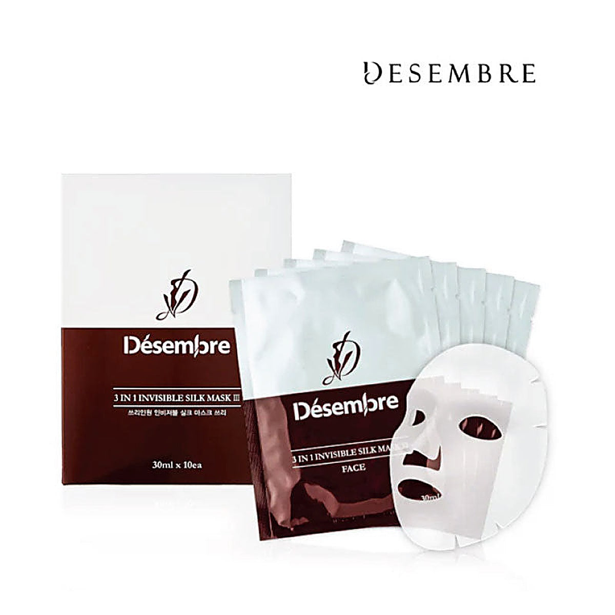 Desembre 3 in1 Invisible Silk Mask Ⅲ (30 ml x 10 pcs)