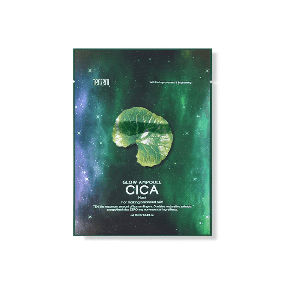 Tenzero Glow Ampoule CICA mask
